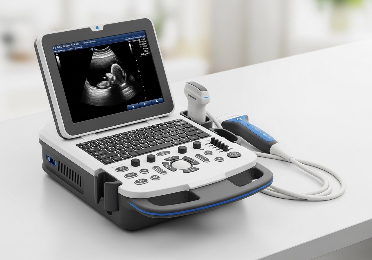 Portable point-of-care ultrasound device